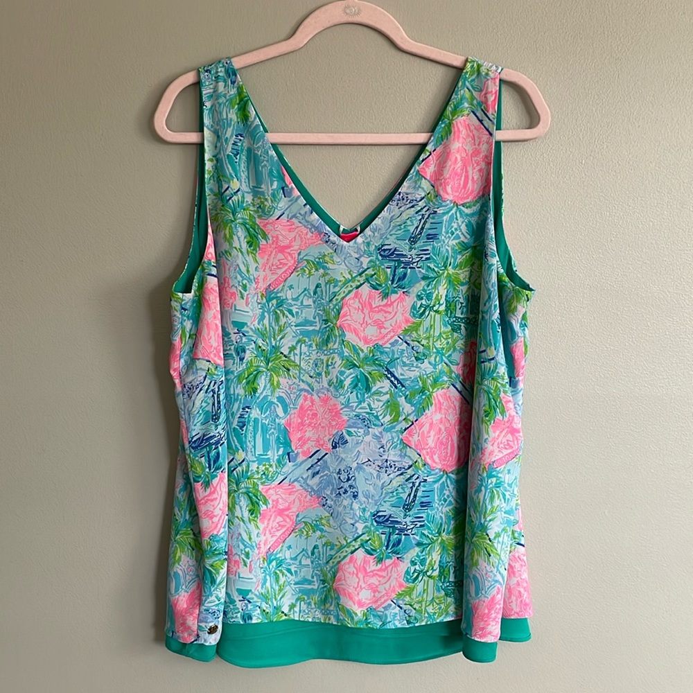 Lilly Pulitzer Florin reversible tank Bohemian Queen